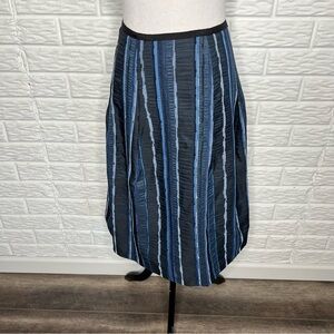 FELICIA & COMPANY Blue Embroidered Skirt Size 10